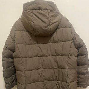 H&M Dark green Bubble Coat